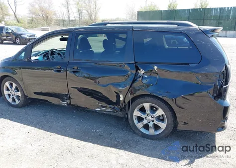 2012 Toyota Sienna Se 8 Passenger из США, поврежденный, VIN 5TDXK3DC7CS262033